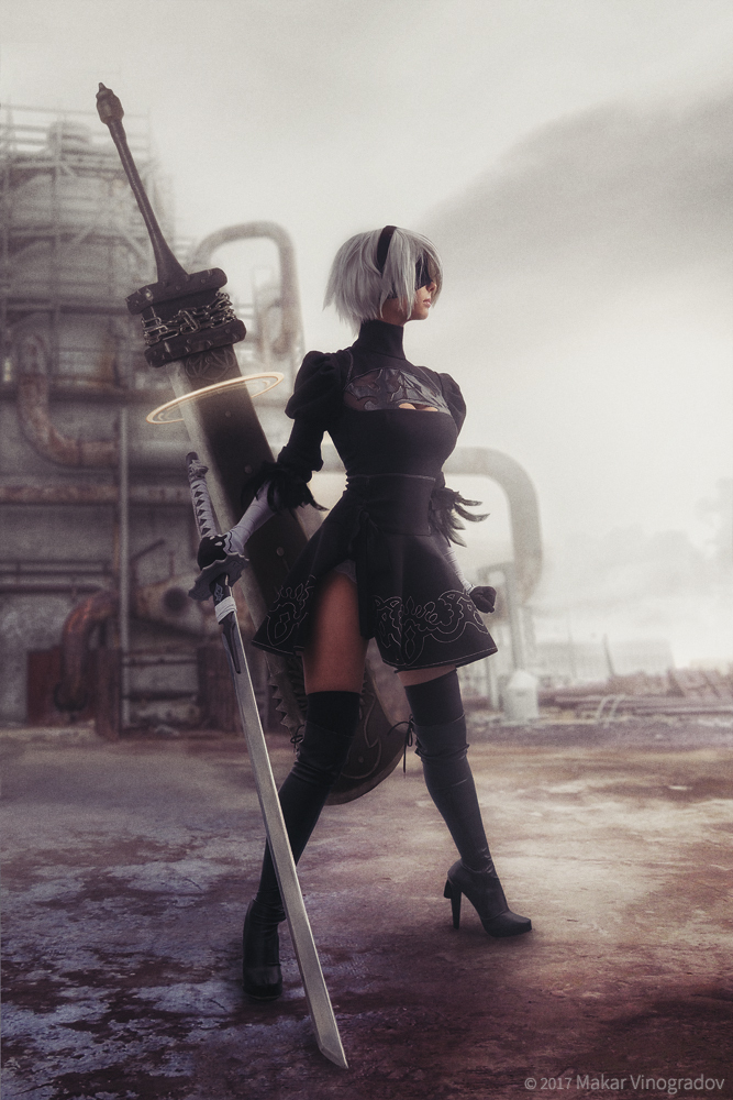 Yorha 2B [by Disharmonica] part 2 - NIER, NIER Automata, Yorha 2b, Yorha unit No 2 type B, Cosplay, Girls, Deviantart, Longpost