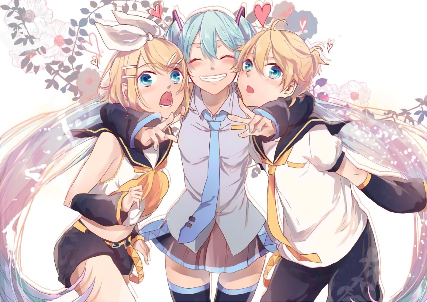 Vocaloids - Аниме, Vocaloid, Hatsune Miku, Anime Art, Gumi Megpoid, Kagamine Rin, Kagamine Len, Длиннопост