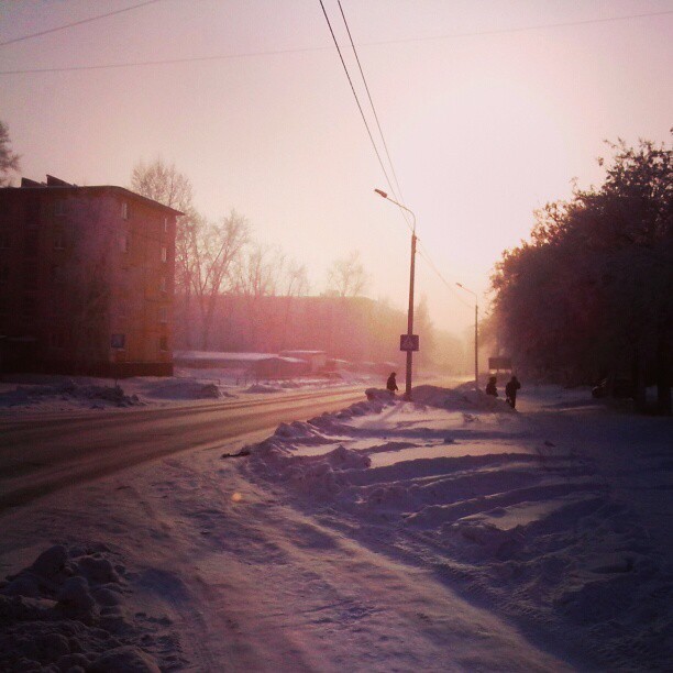 Omsk photos under filters - My, Omsk, The photo, Filter, Russia, Longpost, Clouds, Landscape, Road