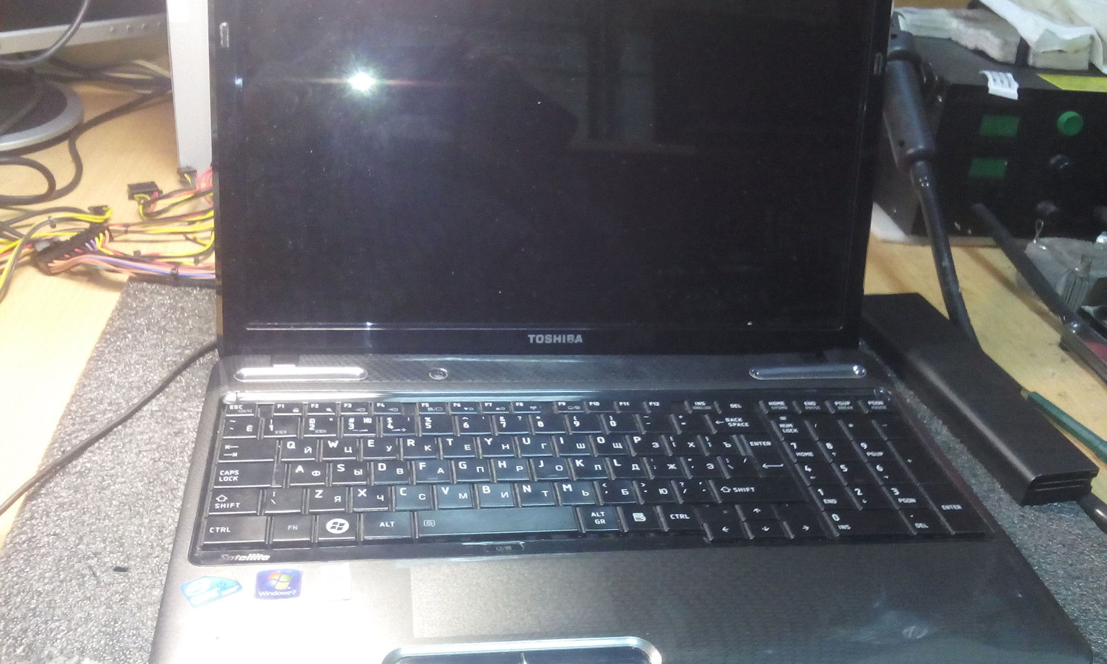 Toshiba laptops. Hinges and restoration of the support ring. - My, Repair of equipment, A loop, Notebook, Toshiba, Longpost