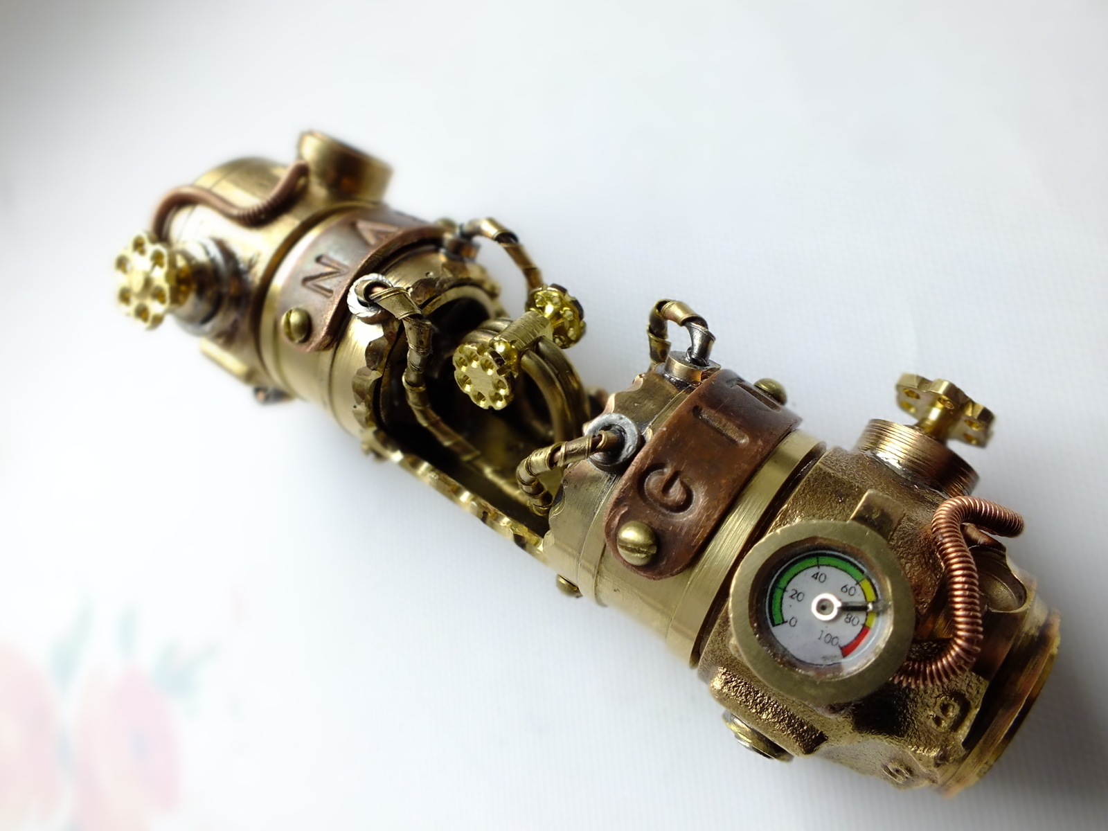 Double-sided flash drive steampunk style)) - My, Flash drives, , Steampunk flash drive, , , Video, Longpost