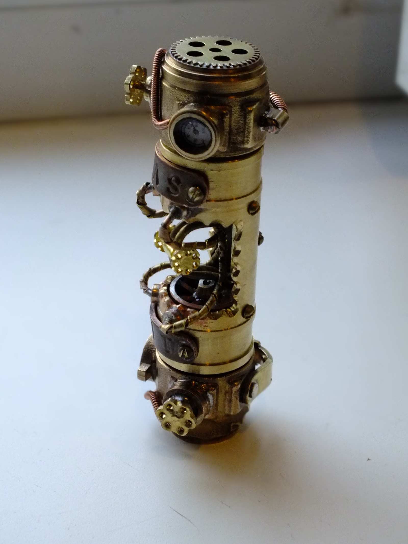 Double-sided flash drive steampunk style)) - My, Flash drives, , Steampunk flash drive, , , Video, Longpost