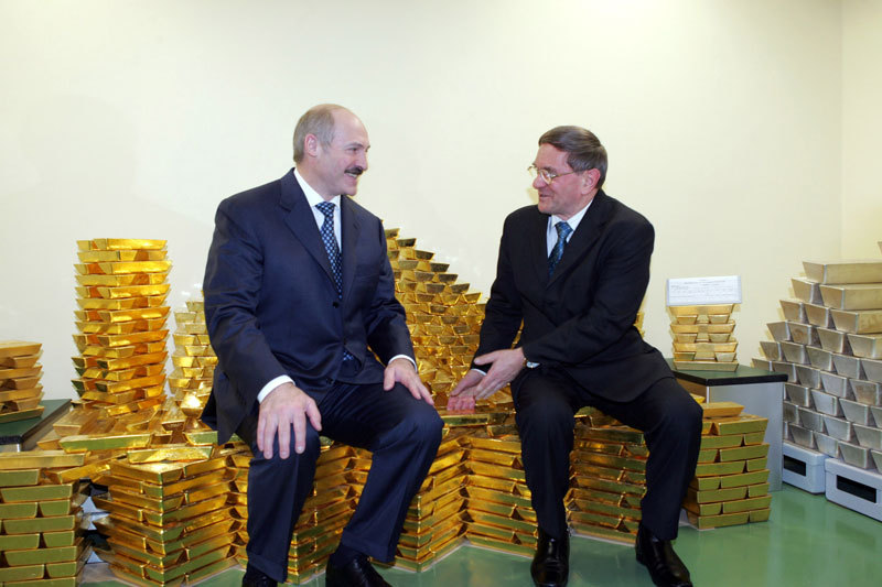 President and former Chairman of the Board of the National Bank of the Republic of Belarus - Republic of Belarus, Alexander Lukashenko, Gold, Thug life