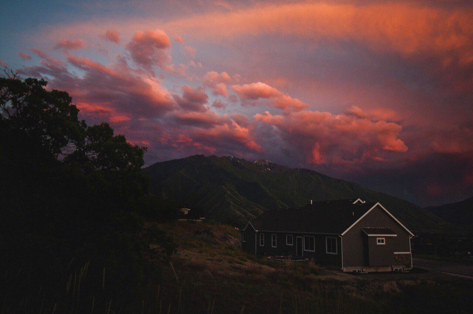 Summer sunset - The photo, Landscape, Summer, Sunset, Nature, beauty, Evening, Longpost