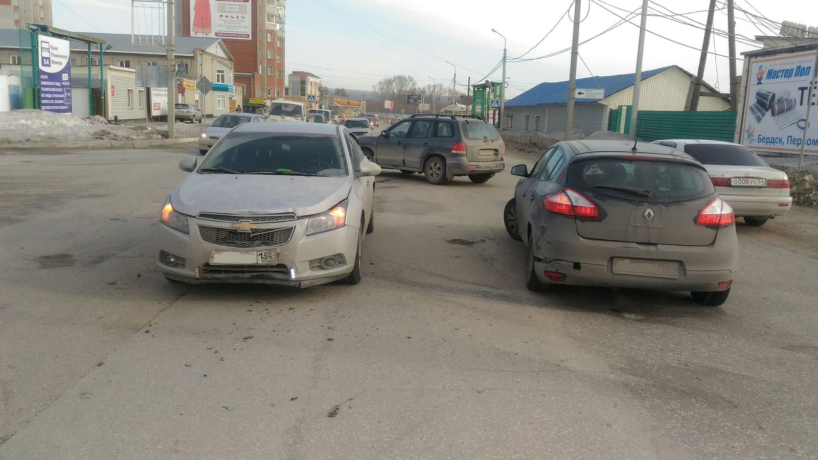 Отличный маневр 4, теперь Бердск. - Моё, ДТП, Бердск, Видеорегистратор, Авария, Видео