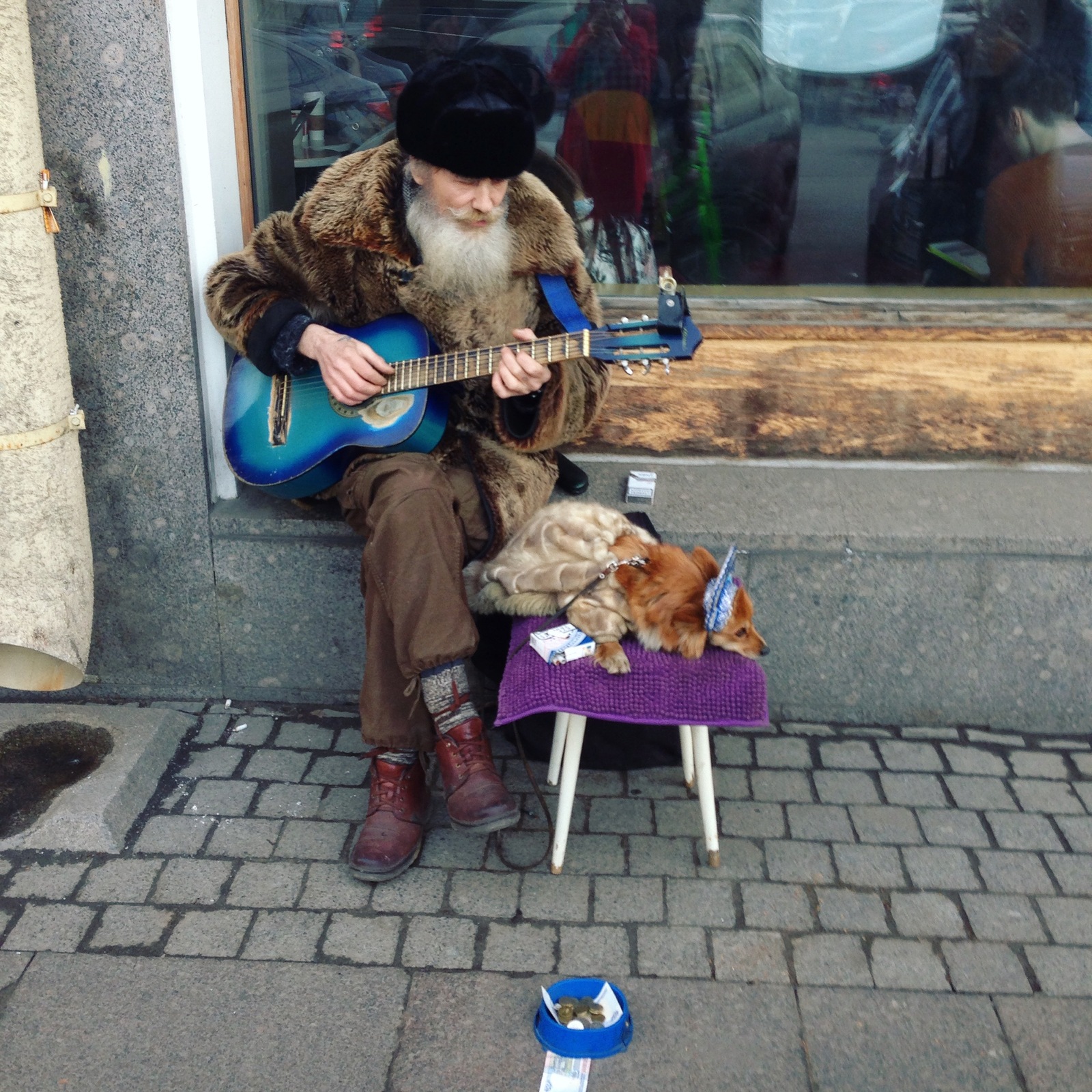 A peculiar alternative to a bear with a balalaika - My, Saint Petersburg, , Musicians, Creative, People, Kazan, , Russia