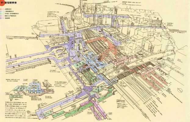 The most complex subway system in the world - Scheme, Metro, Japan, Exit