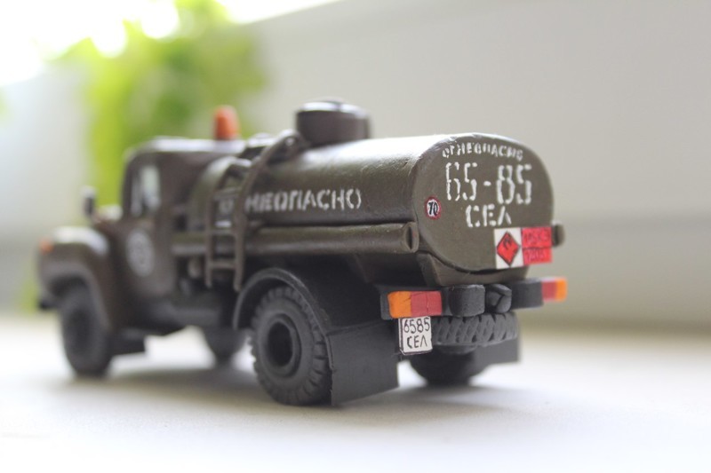 Automodeling. - Gasoline tanker, Car modeling, Plasticine, Longpost