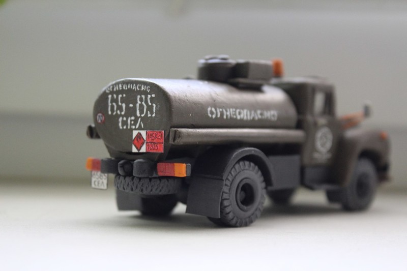 Automodeling. - Gasoline tanker, Car modeling, Plasticine, Longpost