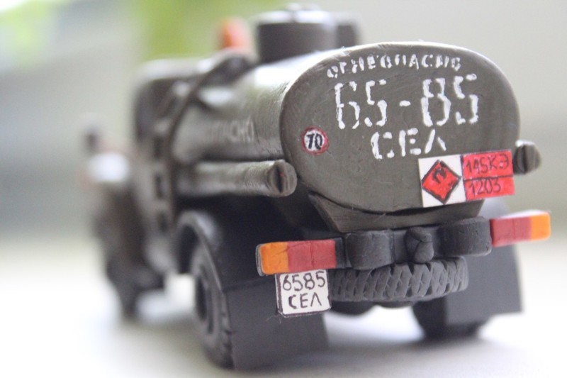 Automodeling. - Gasoline tanker, Car modeling, Plasticine, Longpost