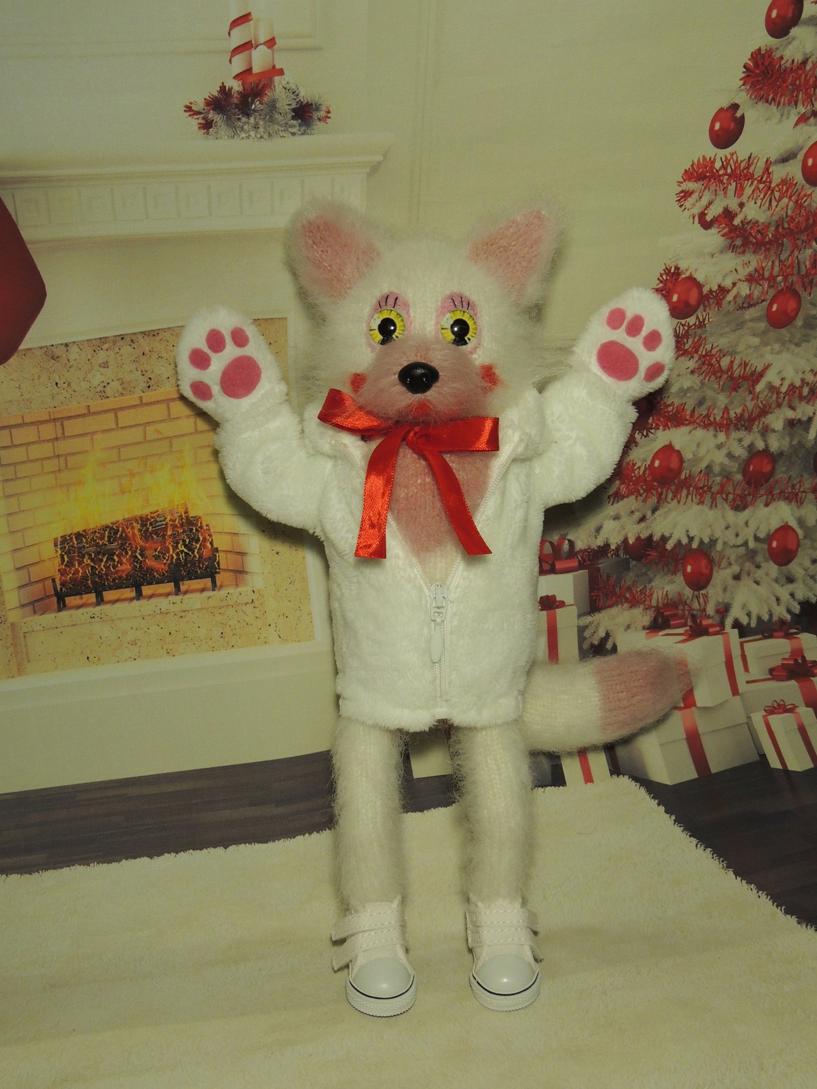 Knitted Mangle. - My, Knitting, , Mangle, Five nights at freddys, Needlework, Longpost