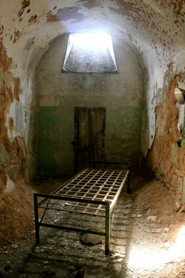 The prison in which Al Capone was imprisoned. - Al capone, Prison, Gangsters, Longpost