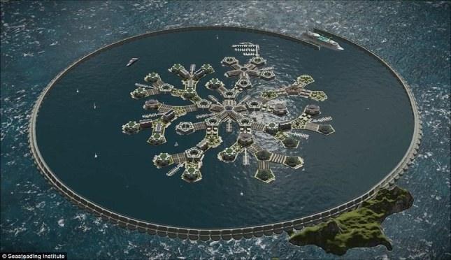 The construction of the world's first floating city will begin in 2019 - Unusual, City on the water, French Polynesia, Architecture, Video, Longpost