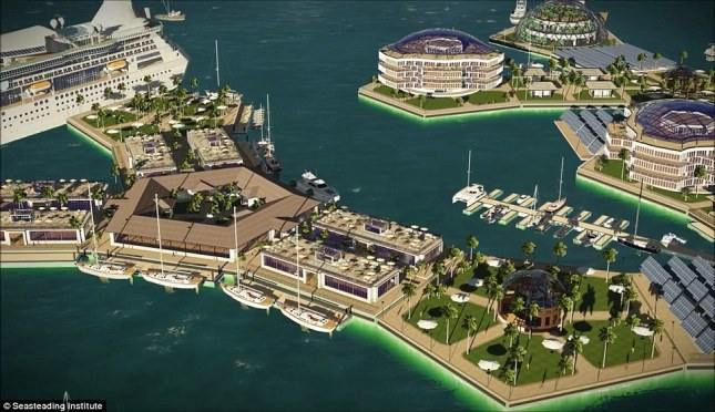 The construction of the world's first floating city will begin in 2019 - Unusual, City on the water, French Polynesia, Architecture, Video, Longpost