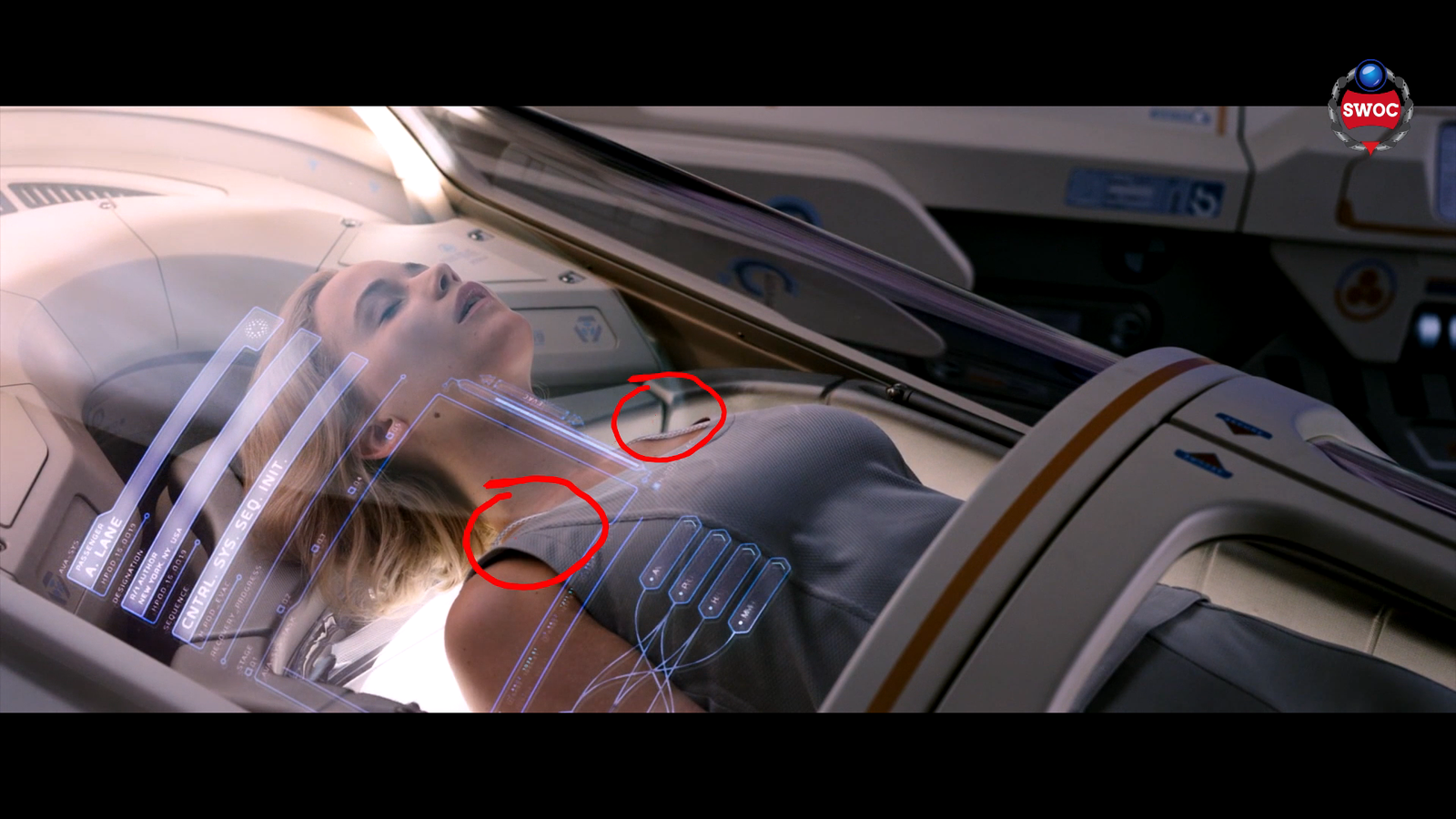 Movie bloopers and mistakes of the film Passengers. - My, Kinolyap, , , Images, Longpost