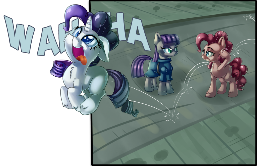 Zanity - My Little Pony, PonyArt, Pinkie Pie, Maud Pie, Rarity, S06e03