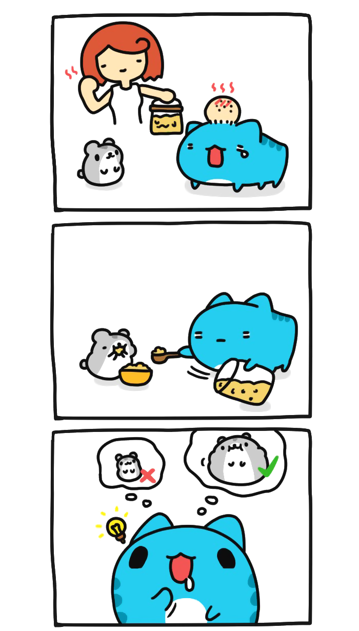 Our little friends... - Bugcat-Capoo, Defective cat, cat, Comics, Hamster, Death, friendship, Attachment, Longpost