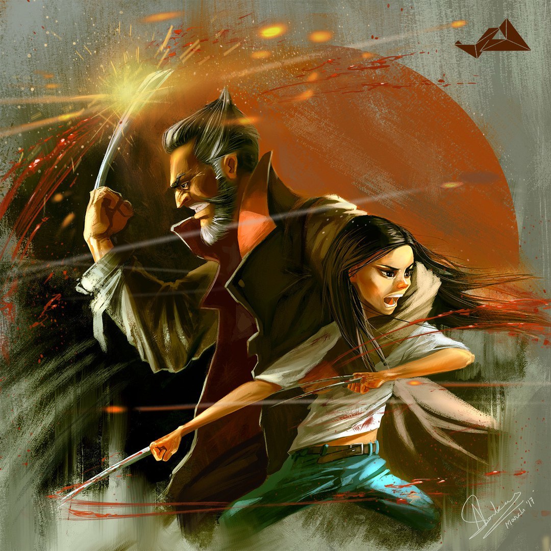 Logan & X-23 - Art, news, Wolverine X-Men, x-23, Marvel, Arijit Sarkar, Logan