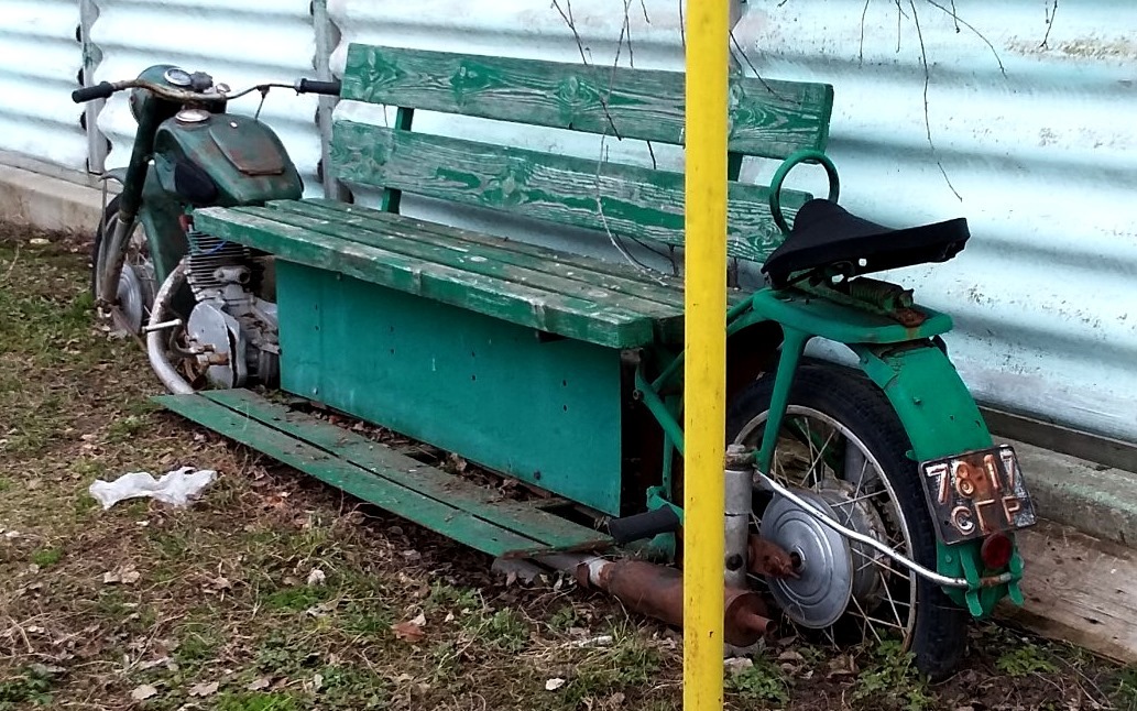 Moto bench - Moto, Motorcycles, Auto, Interesting, The photo, With your own hands