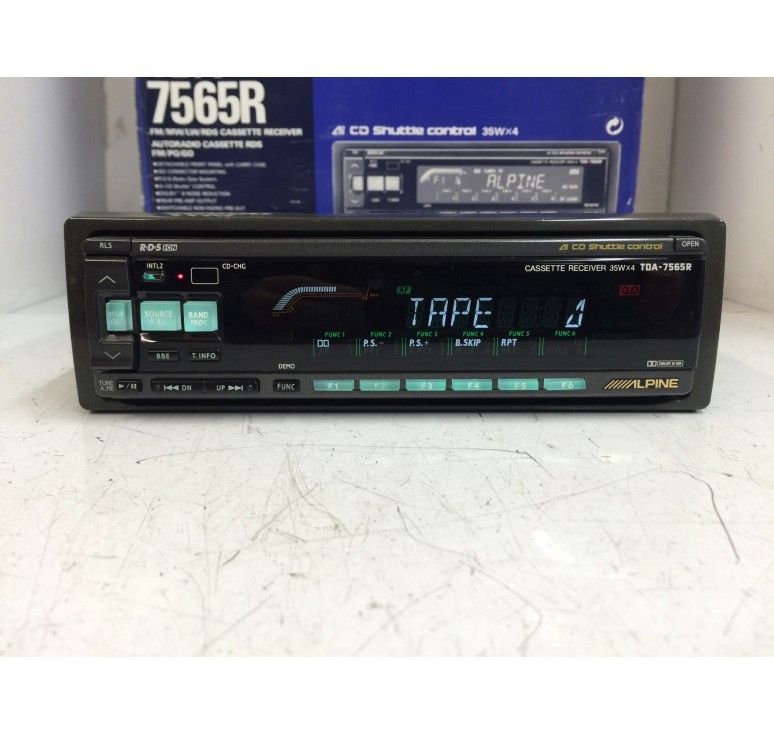 We add AUX to the old top cassette ALPINE TDA-7565/66/67/68. - My, Modernization, Second Life, Aux, Car radio, Cassette recorder, Video, Longpost