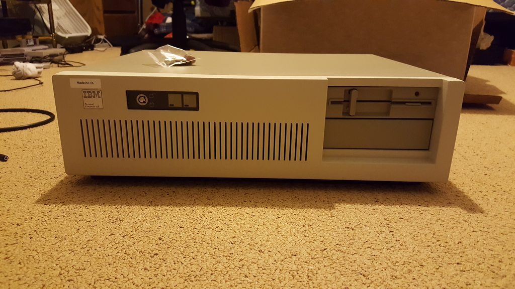 Новый IBM PC/AT из 1988 года - Ibm, Компьютер, Dos, Ретро, Видео, Длиннопост