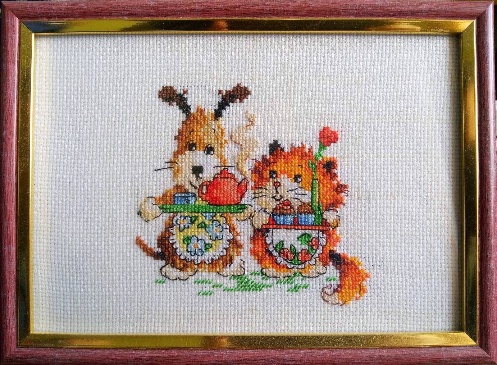 About cross stitch... - My, Cross-stitch, Paintings with threads, Needlework, Mom's needlework, Longpost