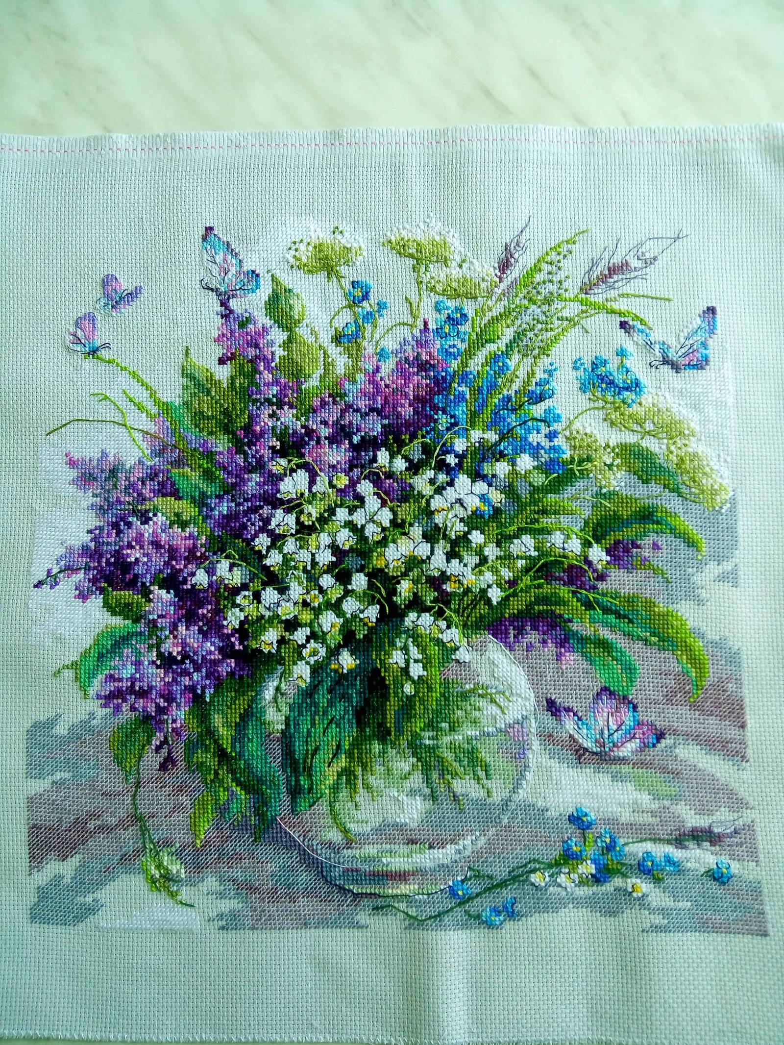 About cross stitch... - My, Cross-stitch, Paintings with threads, Needlework, Mom's needlework, Longpost