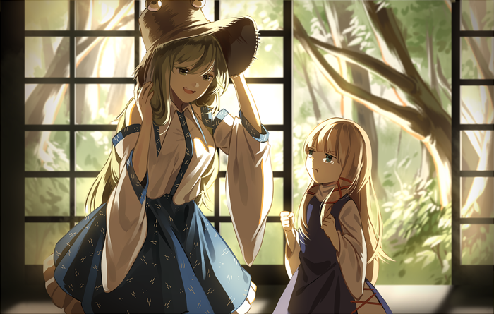 TouHou Project - Anime art, Anime, Touhou, Moriya suwako, Kochiya Sanae, Silence Girl