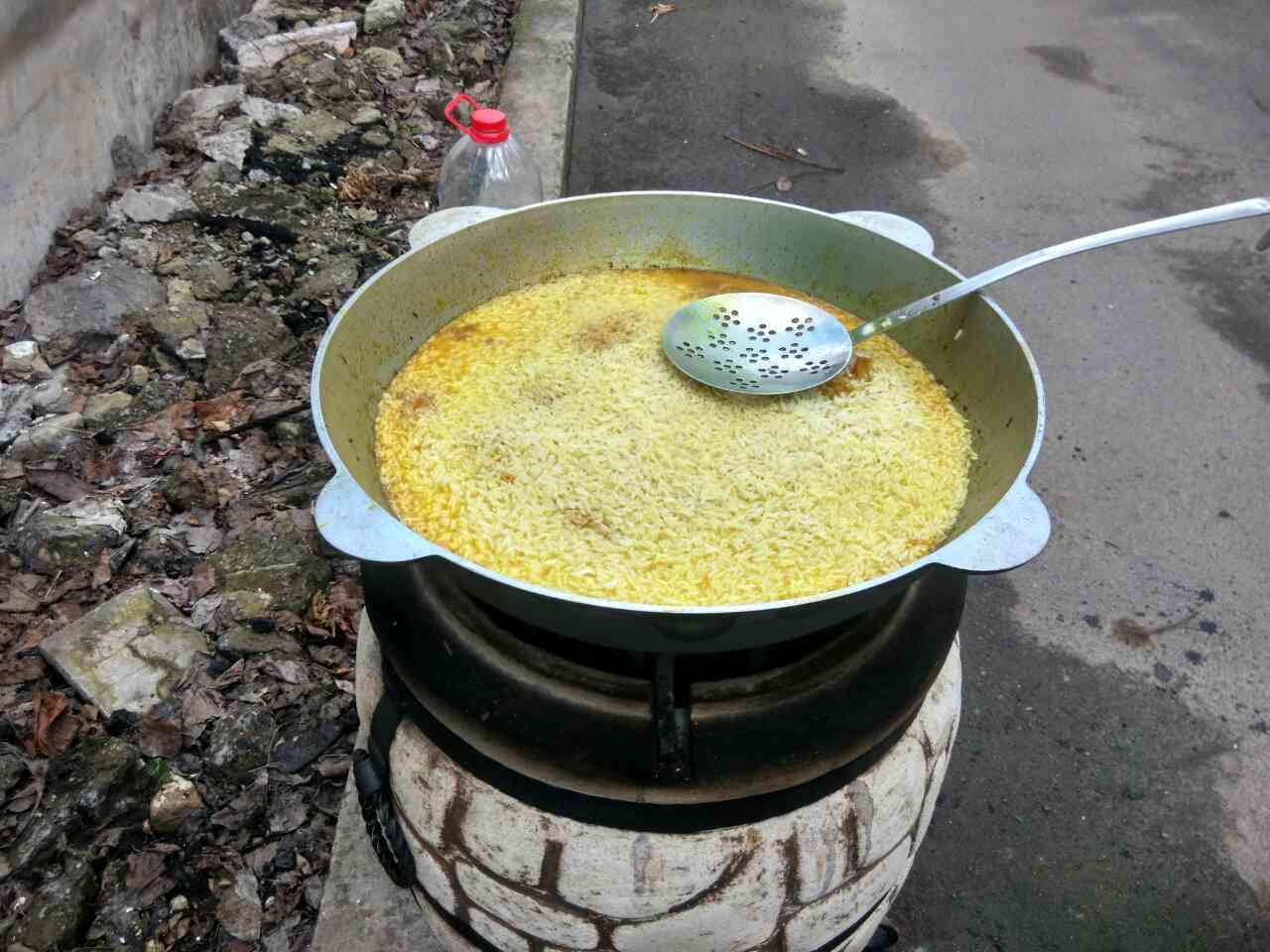 Плов в казане на тандыре - Моё, Плов, Казан, Тандыр, Кулинария, Длиннопост, Рецепт