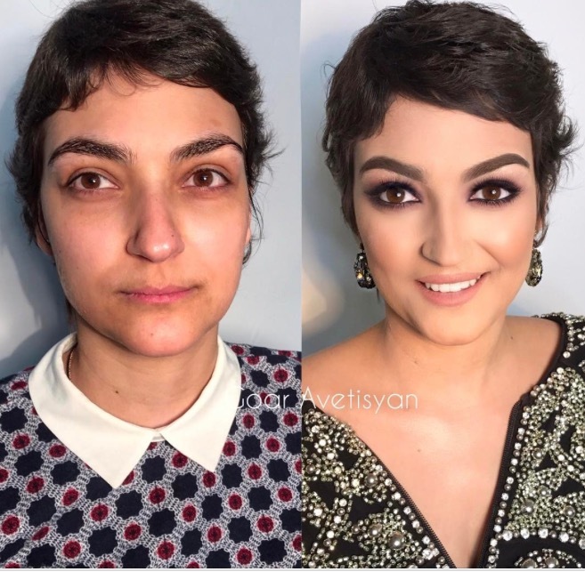 The work of this makeup artist looks like photoshop in reality - beauty, Visagiste, It Was-It Was, Photoshop in reality, Longpost