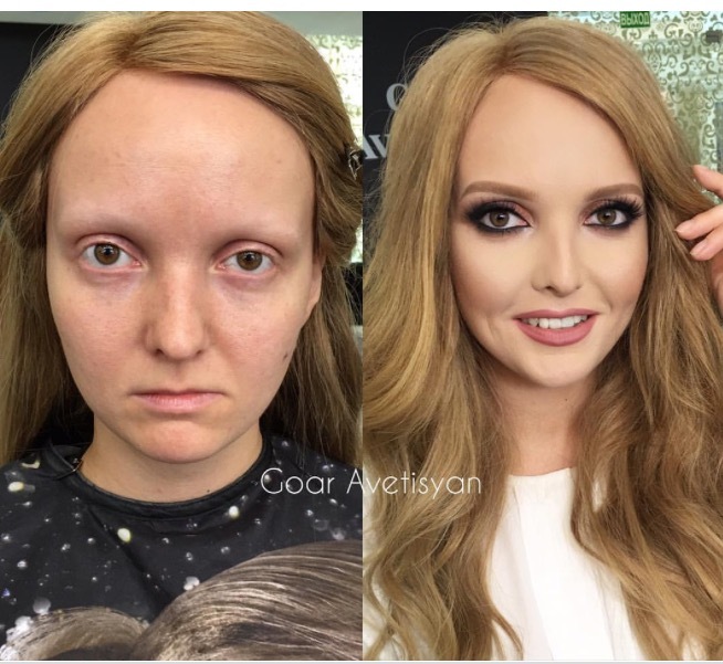 The work of this makeup artist looks like photoshop in reality - beauty, Visagiste, It Was-It Was, Photoshop in reality, Longpost