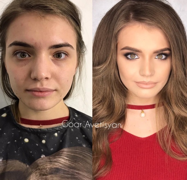 The work of this makeup artist looks like photoshop in reality - beauty, Visagiste, It Was-It Was, Photoshop in reality, Longpost