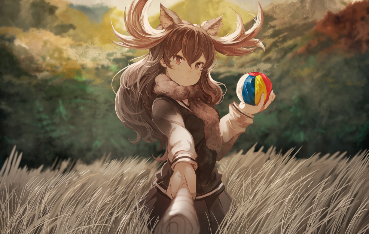 Moose - Anime art, Anime, Kemono friends, Moose, 