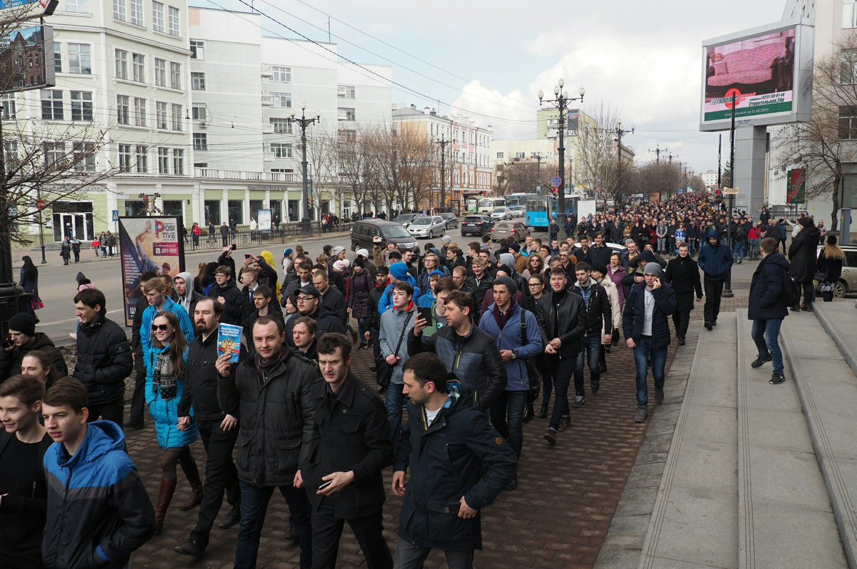 Opposition rallies were held in the regions of Russia - Russia, Politics, Longpost