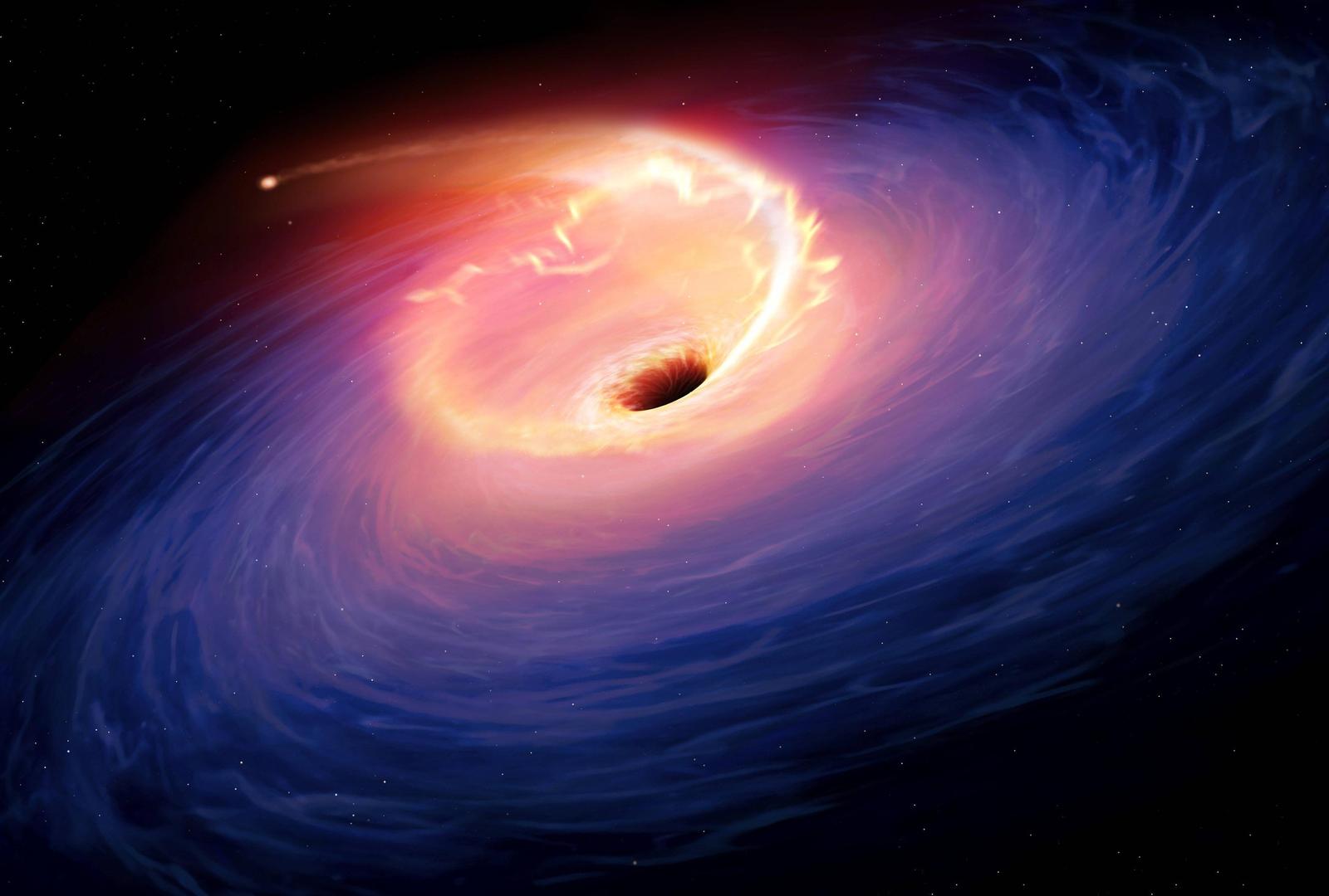 Gravitational waves ejected a giant black hole from the center of the galaxy - 3c 186, Space, Universe, Black hole, Research, Astronomy, Gravitational waves, Galaxy, Longpost, , Supermassive black hole