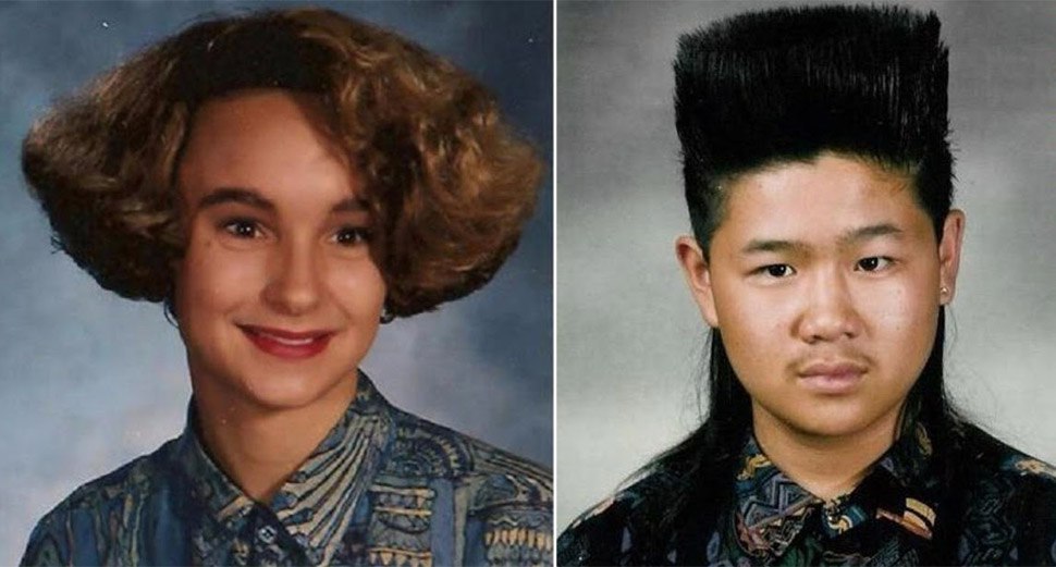 Hairdressers from the 80s and 90s knew how to make a teenager complex about appearance. - Teenagers, Past, The photo, 20th century, Прическа, Стрижка, Longpost