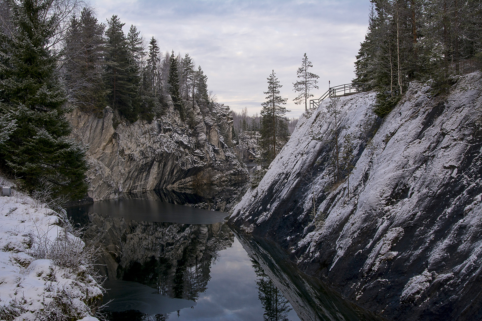 Ruskeala. - My, Ruskeala, Карелия, Mountain Park, Marble quarry, Marble Canyon, Ruskeala Canyon, The photo, Longpost