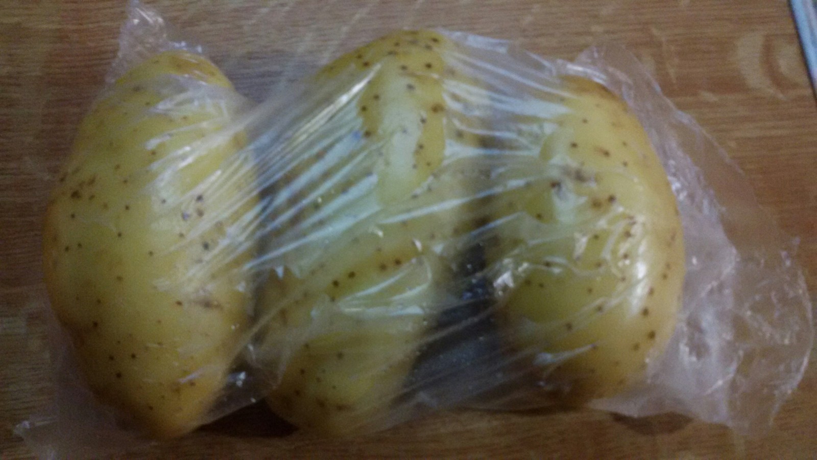 Cooking potatoes in uniforms in the microwave - My, Food, Students, Preparation, Quickly, Longpost