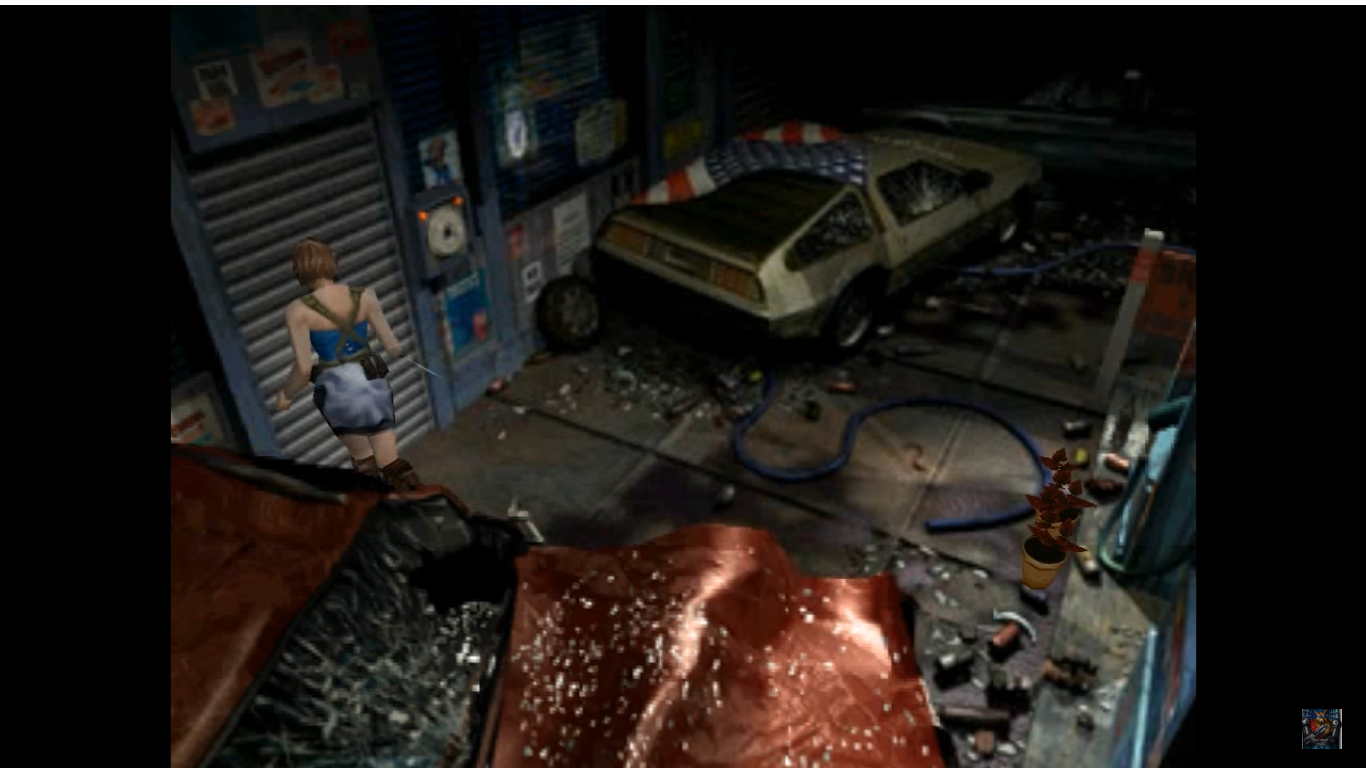 DeLorean DMC-12 in Resident Evil 3. - My, Delorean, Resident evil 3, Назад в будущее, Back to the future (film)