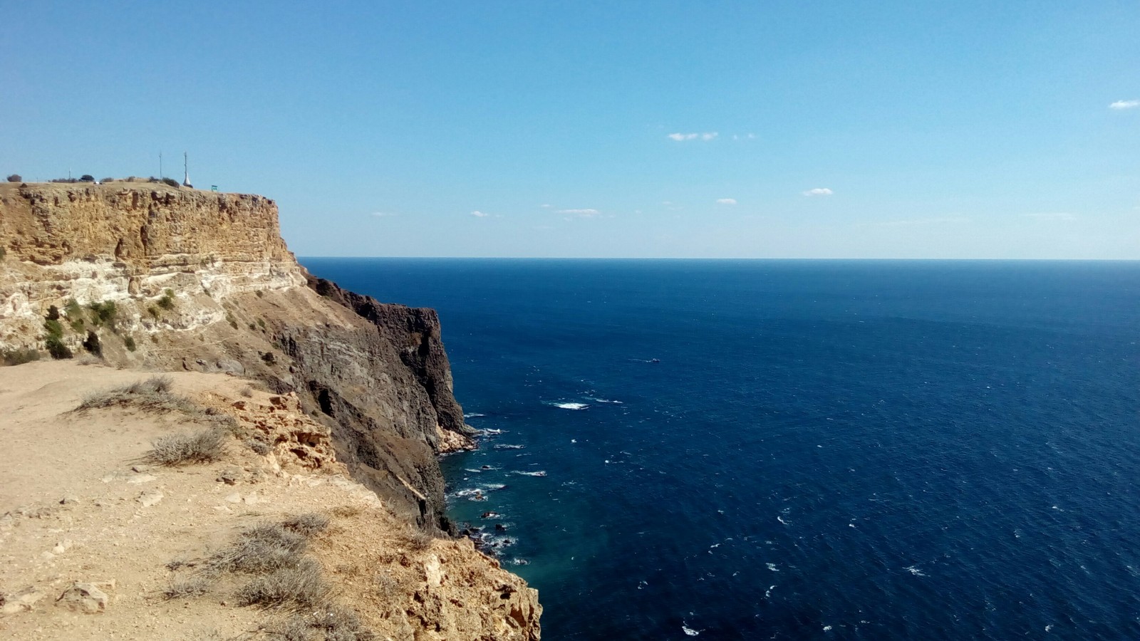 To not be so sad to look out the window - My, Crimea, Cape Fiolent, Summer, Sea, The mountains, Abandoned, Longpost