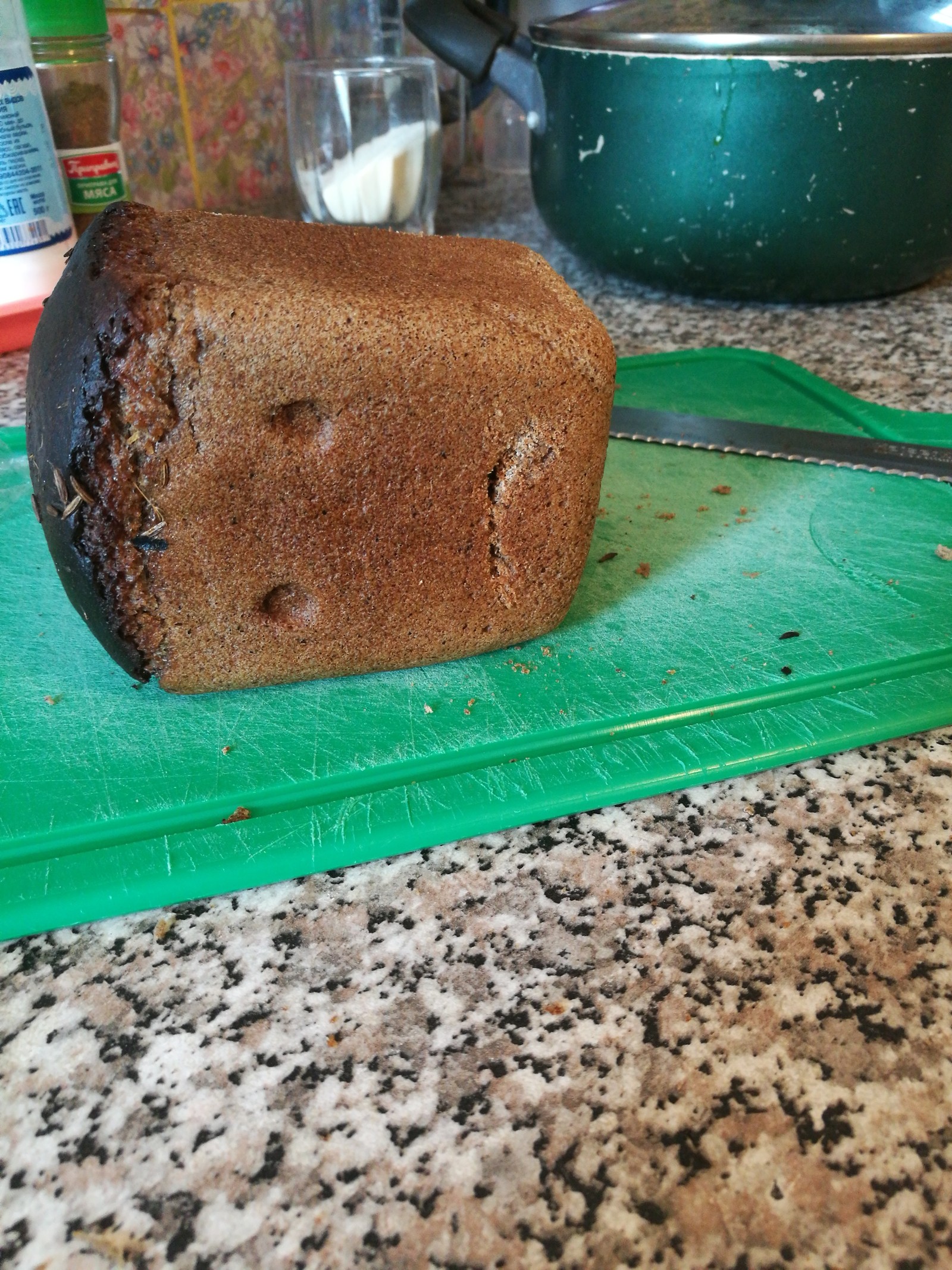 Sadness and black longing - My, Bread, Depressed, Pareidolia