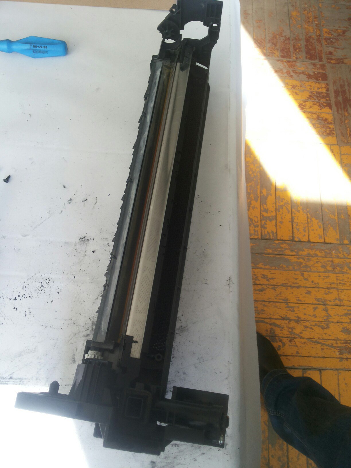 Konica minolta 215 dirty print - My, Repair of equipment, Konica Minolta, Longpost, My