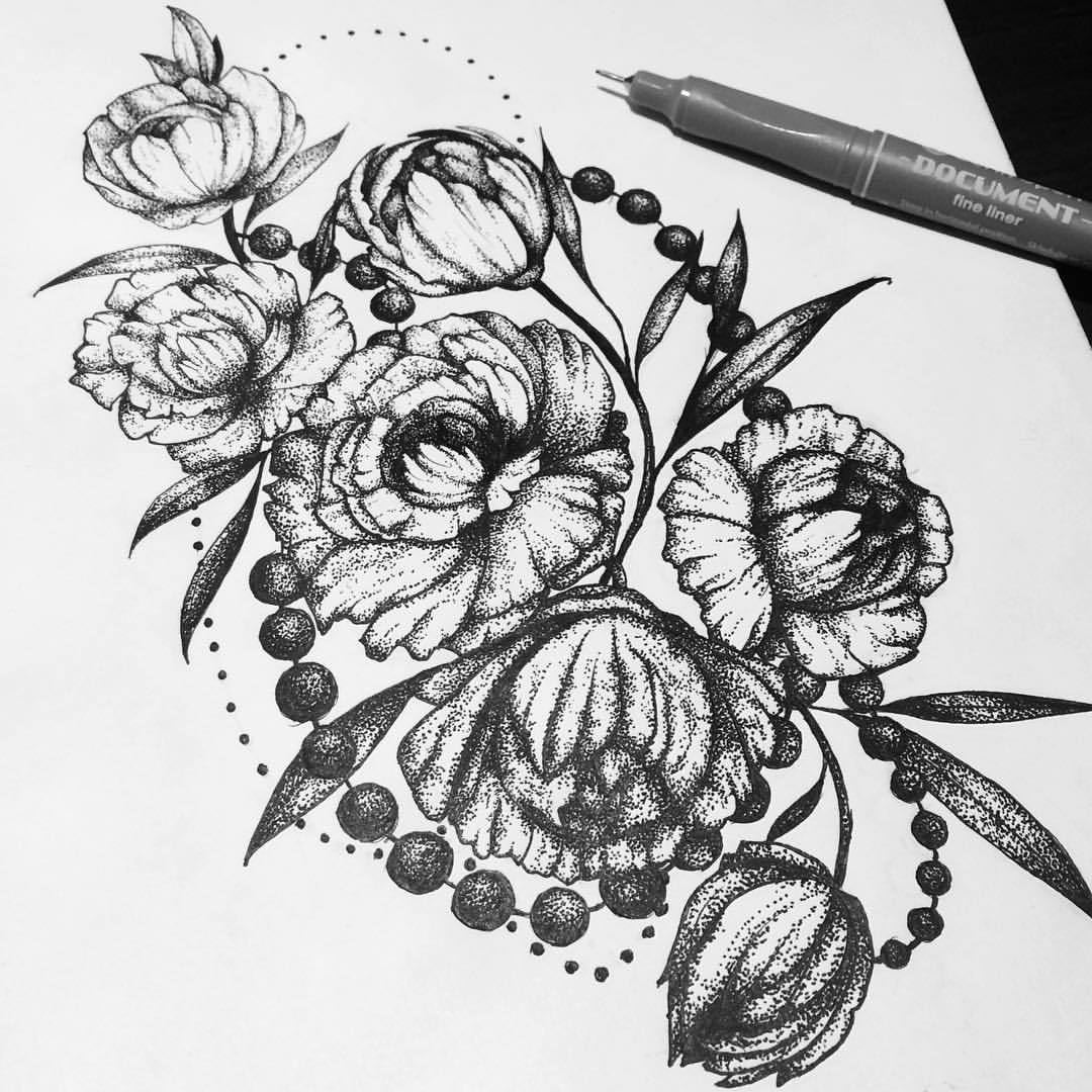 A little tweak! - My, Drawing, Dotwork, Liner