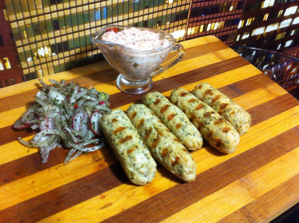 Homemade chicken sausages - My, Niknicefood, Nikitanice, Recipe, Food, Longpost