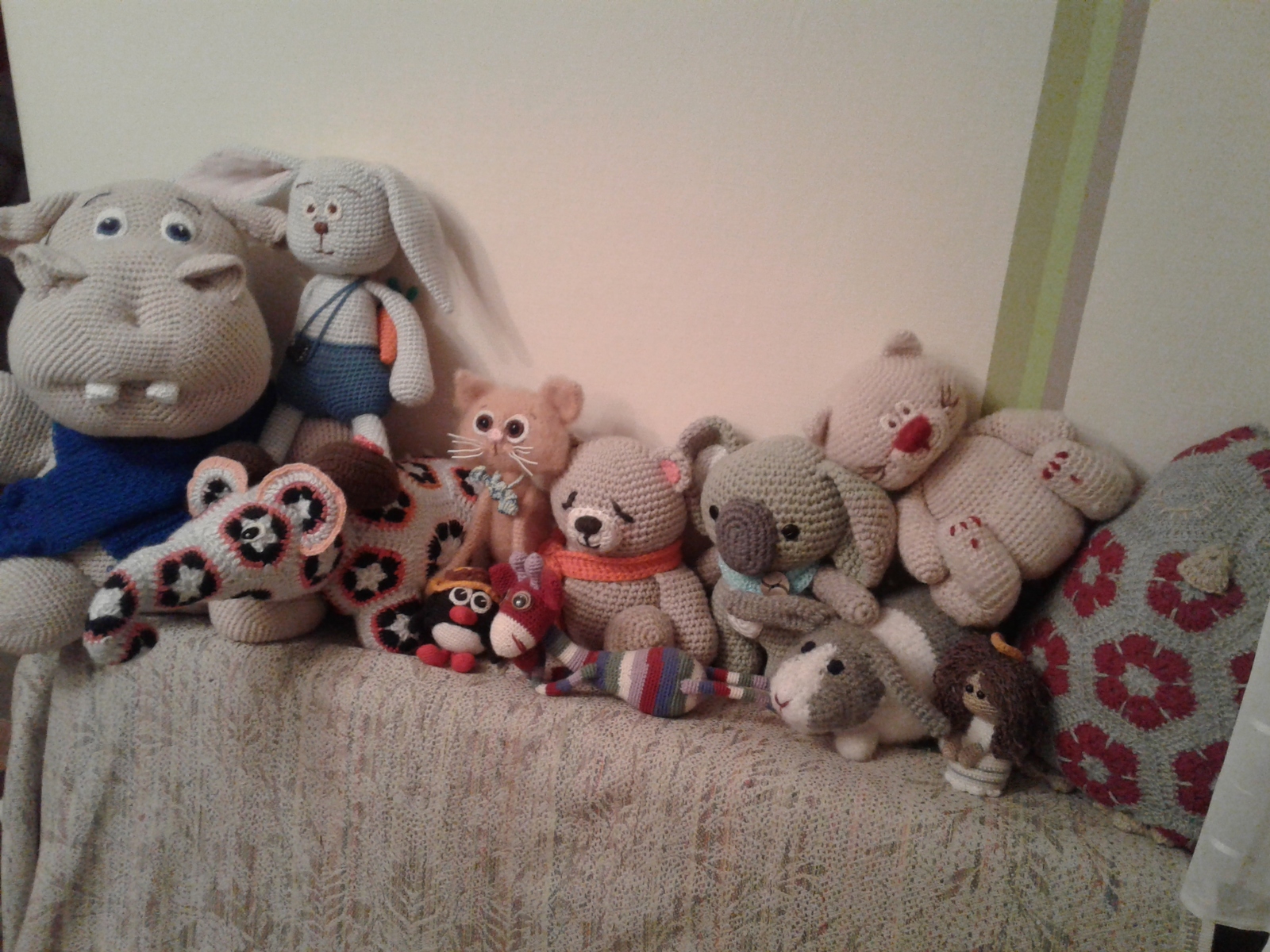 My toy collection. - My, Amigurumi, Crochet, Soft toy