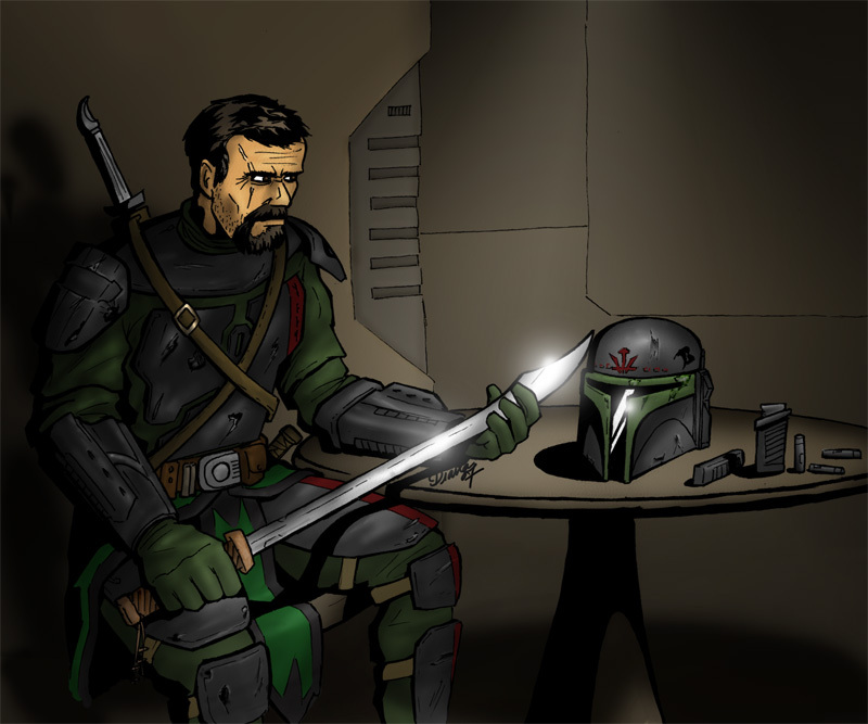 Proud and brutal Mandalorians - Star Wars, Art, Longpost