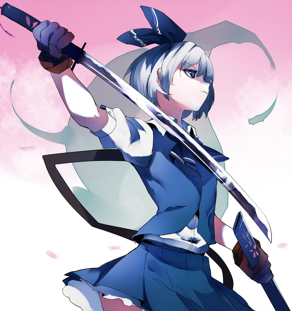 Anime Art | Konpaku Youmu | Touhou Project | ikurauni - Anime, Anime art, Konpaku Youmu, Touhou, Ikurauni