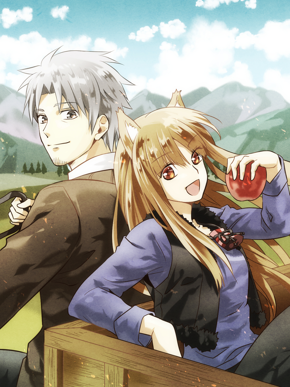 Spice and Wolf - Anime art, Anime, Spice and Wolf, Horo holo, Holo, Kraft lawrence