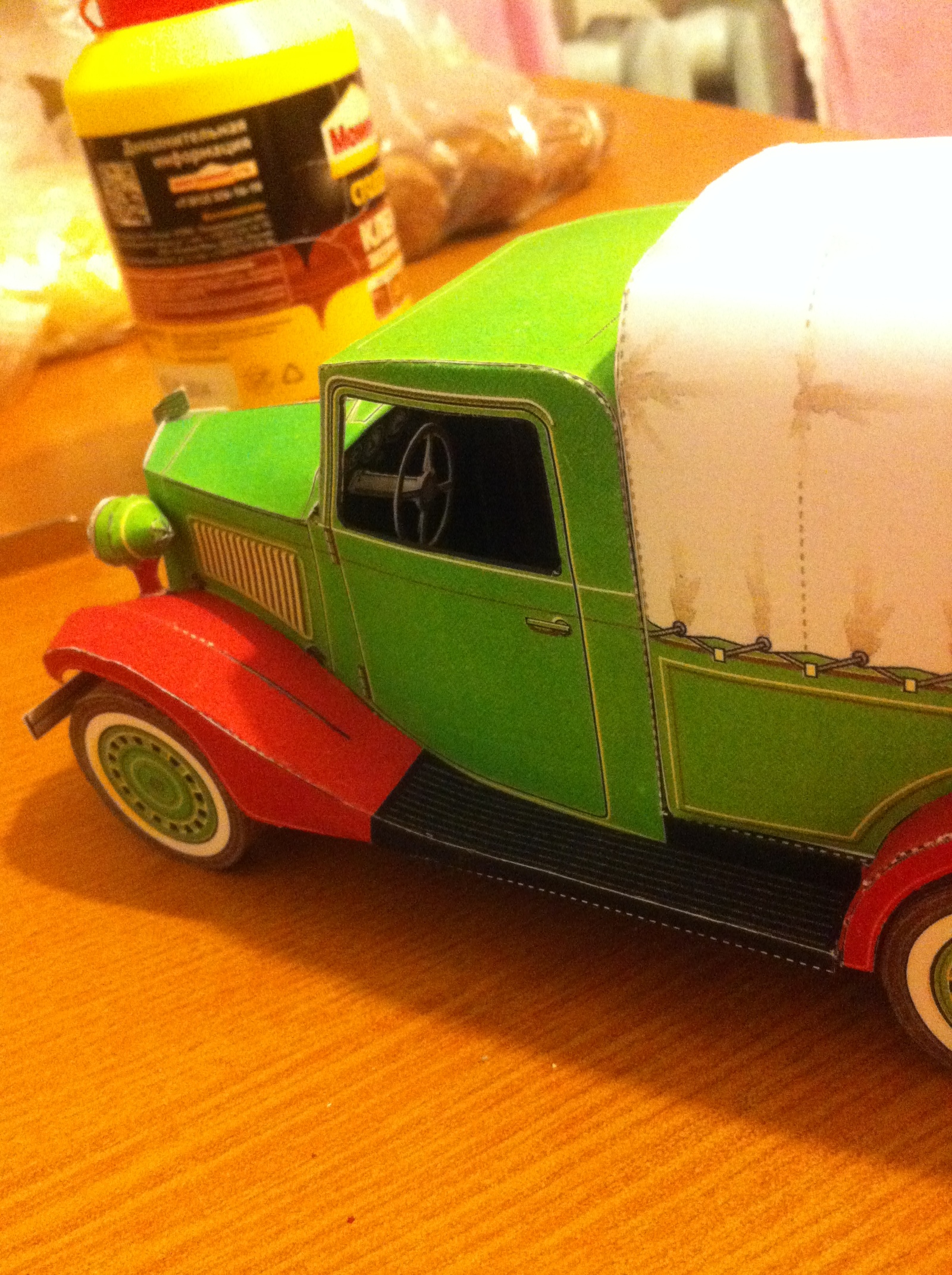 Ford Pick-Up 1936'   1:24 - My, Ford, 1:24, Pickup, Papercraft, Retro, Car modeling, Longpost