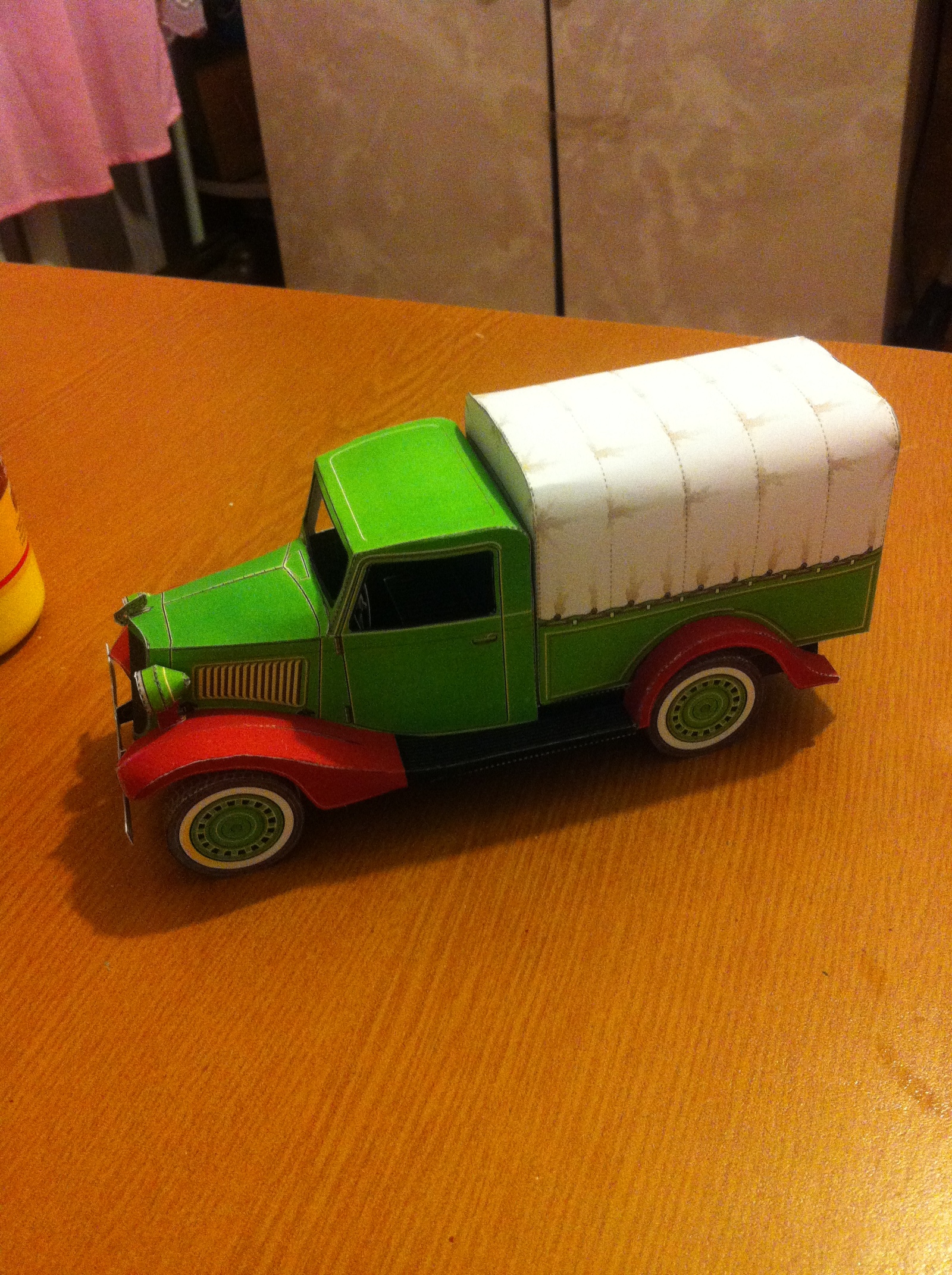 Ford Pick-Up 1936'   1:24 - My, Ford, 1:24, Pickup, Papercraft, Retro, Car modeling, Longpost